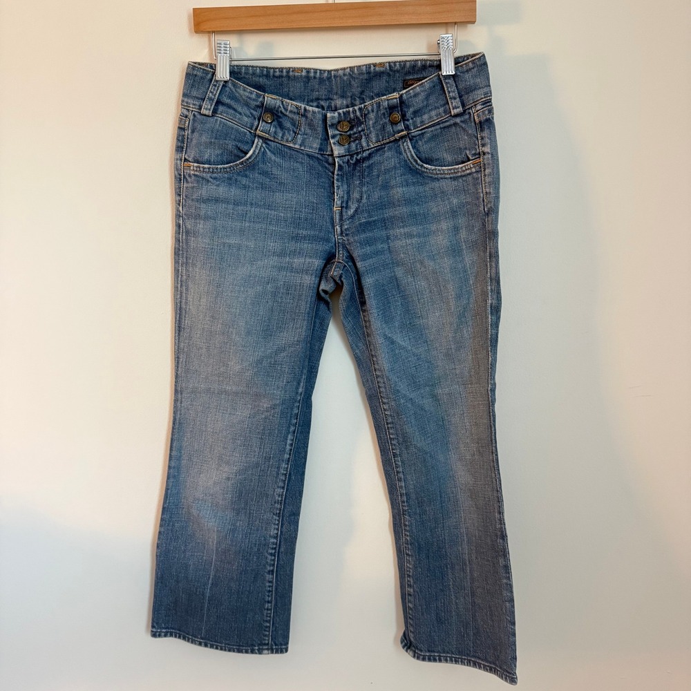 Citizens of Humanity Jeans Women 28 Low Rise Cropped Flare Jerome Dahan Y2K